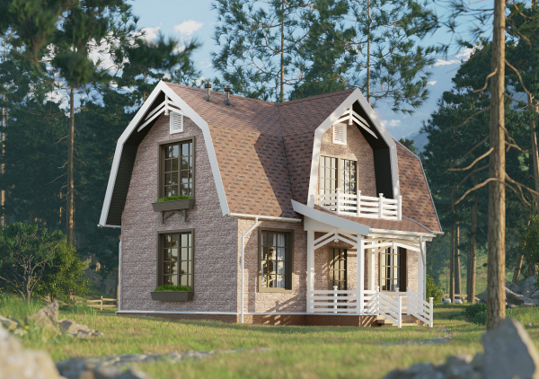 Docke STANDARD Софит с центральной перфорацией (Шоколад)
